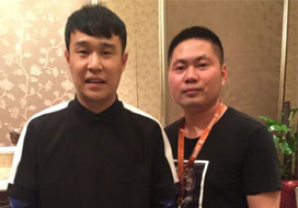 广州汇赢国际与明星合影