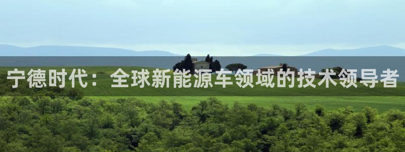 汇赢国际君临国际导航：宁德时代：全球新能源车领域的技术领导者